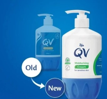 کرم مرطوب کننده پمپی دست و بدن QV حجم 500 گرم