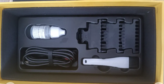 ماشین اصلاح موی سر و صورت کیمی مدل KM-2293 با تیغه کربن استیل خودتیز شونده