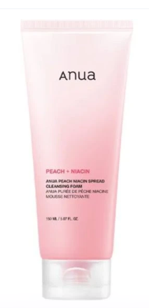شوینده فومی نیاسینامید و هلو آنوا ANUA Peach Niacin Spread Cleansing Foam