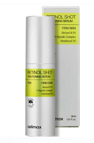 سرم رتینول شات ضد چروک و سفت کننده پوست سلیمکس_celimax