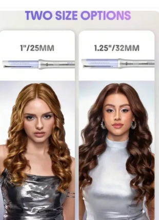 کرلی استایلر ایر فلو بنفش شیگلم مدل پرو چرخشی سایز 25